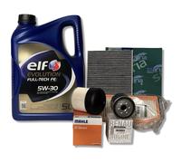 KIT TAGLIANDO ORIGINALE RENAULT CAPTUR CLIO IV 1.5 DCI E OLIO ELF 5 LITRI 5W30