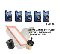 KIT TAGLIANDO ORIGINALE RENAULT CAPTUR CLIO IV 1.5 DCI E OLIO ELF 5 LITRI 5W30
