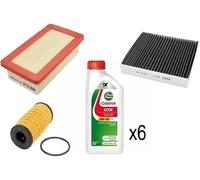 KIT TAGLIANDO ORIGINALE RENAULT CAPTUR II CLIO V 1.5 DCI OLIO CASTROL 5W30 RN17