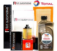 Kit Tagliando Per Audi A6 C6 2.0 TDI Dpf Fap 4 Filtri + 5LT Olio Total 5W30