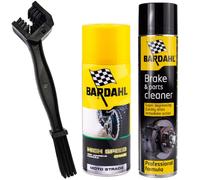 KIT tagliando per CATENA MOTO STRADA BARDAHL GRASSO HIGH SPEED PULITORE SPAZZOLA