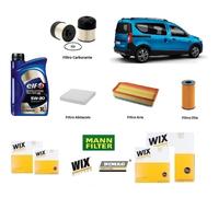 Kit Tagliando per Dacia Lodgy 1.5 Blue dCi + 5 Litri Olio Elf 5W30
