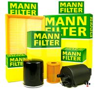 Kit Tagliando Per Dacia Logan 1.4 Benzina 55 Kw 75 Cv Dal 2005 4 Filtri Mann