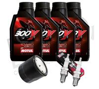 KIT TAGLIANDO PER DUCATI DIAVEL 1260CC 2019/2020 4 LT MOTUL CANDELE E FILTRO OLI