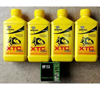 KIT TAGLIANDO PER DUCATI MONSTER 1100 2008 - 2010 TWIN SPARK CON 4 LITRI DI OLIO BARDAHL XTC C60 15W50, 1 FILTRO OLIO HIFLO HF153