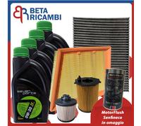 Kit Tagliando Per Ford Fiesta VII Ecosport 1.5 TDCi 4 Filtri 4L Olio 0W30 Seven