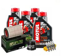 KIT TAGLIANDO PER HONDA HORNET 600 2003 2004 2005 2006 OLIO MOTUL FILTRI CANDELE