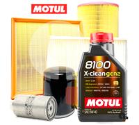 Kit Tagliando Per Jeep Compass 1.4 Multiair 4 Filtri + 4LT Olio Motul 5W40