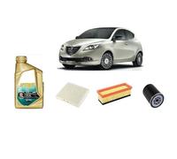 Kit Tagliando Per Lancia Ypsilon 312 1.2 Benzina/Bifuel 51kW, Filtri + Olio Motore