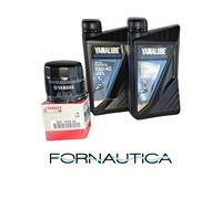 KIT TAGLIANDO PER MOTORE FUORIBORDO YAMAHA 40 50 60 (FILTRO + OLIO) YAMALUBE