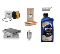 Kit Tagliando per Originale Renault Sandero II 0.9 LPG 66 + 4 Litri Olio Elf