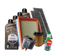 Kit Tagliando Per Peugeot 5008 1.6 Hdi 112 CV 82 KW Filtri 4 Olio 5W30 Total