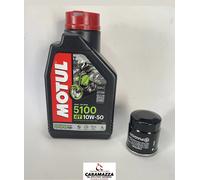 KIT TAGLIANDO PER PIAGGIO LIBERTY 125-150 4T i-Get 2V-3V motul 5100 10w-50