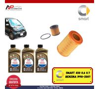 Kit Tagliando per Smart 450 0.6 0.7 600 700 ForTwo Benzina 98-07 + TOTAL 10W40