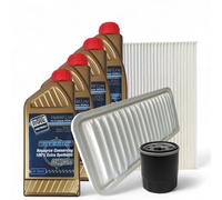 Kit Tagliando Per Toyota IQ 1.0 50 KW 68 CV 3 Filtri 4 Olio 0W20 Roil