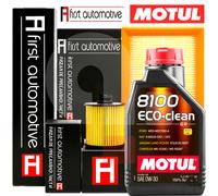 Kit Tagliando Per VW Golf 5 6 1.6 1.9 2.0 TDI 4 Filtri + 5LT Olio Motul 0W30