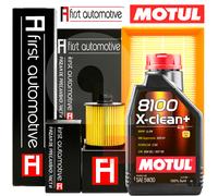 Kit Tagliando Per VW Golf VII 1.6 2.0 TDI Dal 2012 4 Filtri+5LT Olio Motul 5W30