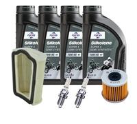 KIT TAGLIANDO PER YAMAHA XV VIRAGO 750 OLIO SILKOLENE 10W40 + FILTRO + CANDELE