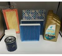 KIT TAGLIANDO PEUGEOT 208 1.2 GPL 3 FILTRI ORIGINALI 4 LT PETRONAS 0W30