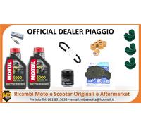 KIT TAGLIANDO PIAGGIO BEVERLY 125 2005 2006 2007 2008 2009 TUTTO ORIGINALE