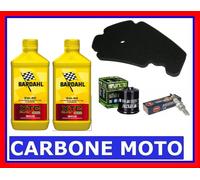 KIT TAGLIANDO PIAGGIO BEVERLY 250 IE E3 anno 2006 OLIO BARDAHL E CANDELA IRIDIUM