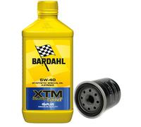 Kit/tagliando Piaggio Liberty 125 150 DAL 2000/2003 Bardahl XTM 5W40 filtro olio