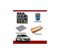 Kit Tagliando Punto Evo 1.4 Nat.P. 78cv Da 09-12 + Lt.3 Sel. 5w40