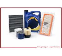KIT TAGLIANDO RENAULT CAPTUR CLIO MEGANE IV 1.5 DCI E OLIO 5 LITRI 5W30