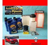KIT TAGLIANDO RENAULT CLIO IV CAPTUR 1.5 DCI 5 LITRI OLIO ELF C4 5W30 + 4 FILTRI
