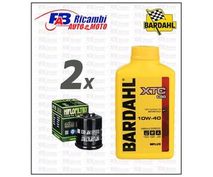KIT TAGLIANDO SCARABEO 250 & 300 - FILTRO OLIO + 2 LT BARDAHL XTC C60 10W40