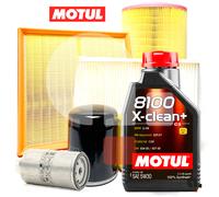 Kit Tagliando Seat Ateca Leon SC ST 1.6TDI 2.0 TDI Filtri + 5 LT Olio MOTUL 5w30