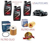 KIT TAGLIANDO SMART 452 ROAD CC 700 BENZINA 2 FILTRI BOSCH +L. 3 CHAMPION 5W30