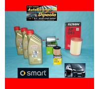 KIT TAGLIANDO SMART COUPE CABRIO 450 0.8 800 CDI DIESEL CASTROL 5W30 + FILTRI
