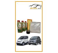 Kit Tagliando Smart fortwo 451 1.0 benzina 3 Filtri + 3 Lt. Castrol LL III 5w30