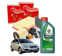 Kit Tagliando Speed Ford Focus II 1.6 Tdci 66 Kw + 4lt Castrol Magnatec 5w30 A5