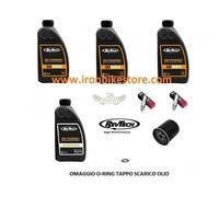 Kit tagliando Sportster 883 E 1200 dal 86 al 2020 olio Revtech filtro nero