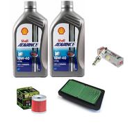 KIT TAGLIANDO SUZUKI BURGMAN 400 SHELL 10W40 FILTRO ARIA OLIO CANDELA 2018