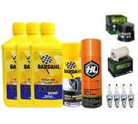 KIT/TAGLIANDO SUZUKI GSX 1200 BARDAHL XTM 20W50 FILTRO OLIO ARIA CANDELE SPRAY