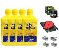 KIT/TAGLIANDO SUZUKI GSX R 1000 07/08 BARDAHL XTM 20W50 FILTRO OLIO ARIA CANDELE