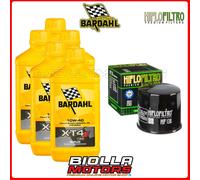 KIT TAGLIANDO SUZUKI GSX-R1000 K9,L0,L1 2011 FILTRO OLIO BARDAHL XT4-S 10W40 5x3