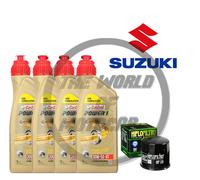 KIT TAGLIANDO SUZUKI GSX1200 INAZUMA 1999 CASTROL POWER 1 20W50 FILTRO OLIO