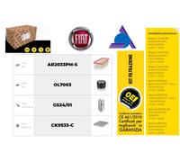 KIT TAGLIANDO TECNECO FI500S FIAT BRAVO 1.9 MTJ STILO Spedizione inclusa