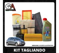Kit tagliando toyota yaris d4d 90CV 66KW dal 2005 1.4 D-4D Castrol 5w30
