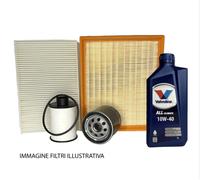 KIT TAGLIANDO TOYOTA YARIS P1 1.0 DAL 1999-2005 - P1/VERSO P2 1.3 DAL 2002-2005