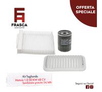 Kit Tagliando Tre 3 Filtri Toyota Aygo 1.0 50 KW 68 CV 2005/2014