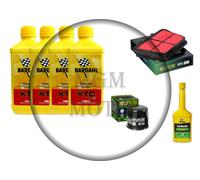 KIT TAGLIANDO TRIUMPH TIGER 800 2011 2016 BARDAHL XTC 10W40 FILTRI HILFO + TOP