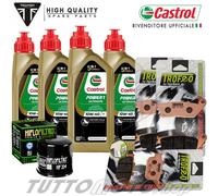 KIT TAGLIANDO TRIUMPH TIGER 800 XR 2015-2016 CASTROL 10W40 FILTRO PASTIGLIE