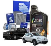 Kit Tagliando Ufi Olio 5 Lt Selenia Wr Pure Energy 5w30 Fiat 500x Jeep Renegade
