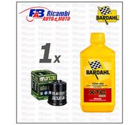 KIT TAGLIANDO VESPA 125 150 200 250 300 FILTRO OLIO + 1 LT BARDAHL XTC C60 10W40