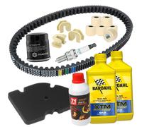 Kit Tagliando Vespa GTS 300 HPE 2018 a 2024 Olio Cinghia Rulli Filtro Can MF3807